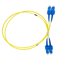 SAFIRE SF-SC-UPC-SC-UPC-OS2-DX-1M-Y - Cable de conexión de fibra óptica - Fibra monomodo OS2 - Conector SC UPC dúplex - Longitud 1m - Cubierta LSZH - Compatibilidad genérica - imagen 1