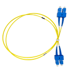 SAFIRE SF-SC-UPC-SC-UPC-OS2-DX-1M-Y - Cable de conexión de fibra óptica - Fibra monomodo OS2 - Conector SC UPC dúplex - Longitud 1m - Cubierta LSZH - Compatibilidad genérica - imagen 1