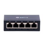SAFIRE SF-SW05-G-M - Switch de sobremesa - 5 puertos Gigabit - Velocidad 10/100/1000 Mbps - Plug &amp; Play - Tecnología de ahorro de energía - Carcasa de metal - imagen 1