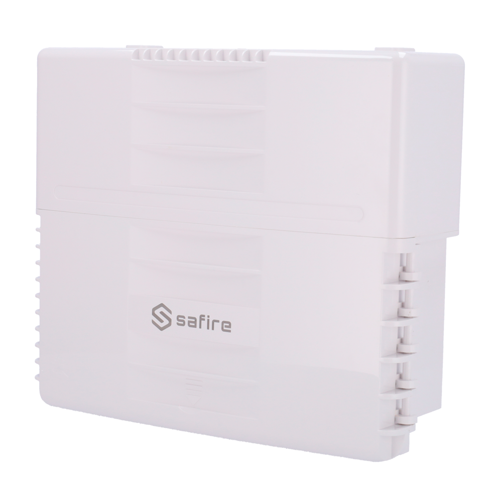 SAFIRE SF-SW1108HIPOE-HF-120-OUT - Switch PoE Exterior - 6 RJ45 PoE+ 2 RJ45 Hi-PoE 2 RJ45 Uplink 1 SFP - 6 x 10/100 Mbps 4 x Gigabit 1 x SFP - Hasta 120 W en total para todos los puertos - Norma IEEE802.3af/at/bt - PoE/PoE+/Hi-PoE - Montaje en Pared y/o B - imagen 1