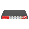 SAFIRE SF-SW16FE2GE2MGSFP-2BT-240W - Safire Switch Hi-PoE - 16 puertos FE PoE + 2 RJ45 uplink + 2x2.5GE SFP - Velocidad de puertos 10/100/1000/2500 Mbps - 14 Puertos PoE+ 30W + 2 Puertos Hi-PoE 60W - PoE Watchdog - Hasta 240W Potencia PoE total