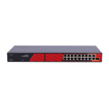 SAFIRE SF-SW1916HIPOE-HF-300 - Safire Switch Hi-PoE - 16 Puertos PoE + 2 Uplink RJ45 + 1 Uplink SFP - Hibrido 15x10/100Mbps + 4x10/100/1000Mbps - 14 Puertos PoE+ 30W + 2 Puertos Hi-PoE 60W - PoE Watchdog / PoE Extendido - Hasta 300W Potencia PoE total - imagen 1