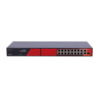 SAFIRE SF-SW1916HIPOE-HF-300 - Safire Switch Hi-PoE - 16 Puertos PoE + 2 Uplink RJ45 + 1 Uplink SFP - Hibrido 15x10/100Mbps + 4x10/100/1000Mbps - 14 Puertos PoE+ 30W + 2 Puertos Hi-PoE 60W - PoE Watchdog / PoE Extendido - Hasta 300W Potencia PoE total - imagen 1