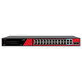 SAFIRE SF-SW2824HIPOE-MF-300 - Safire Switch Hi-PoE - 24 puertos PoE + 2 RJ45 Uplink + 2*MGESFP Uplink - Velocidad de puertos Fast Ethernet 10/100 Mbps - 22 Puertos PoE+ 30W + 2 Puertos Hi-PoE 60W - PoE Watchdog - Hasta 300W Potencia PoE total - imagen 1