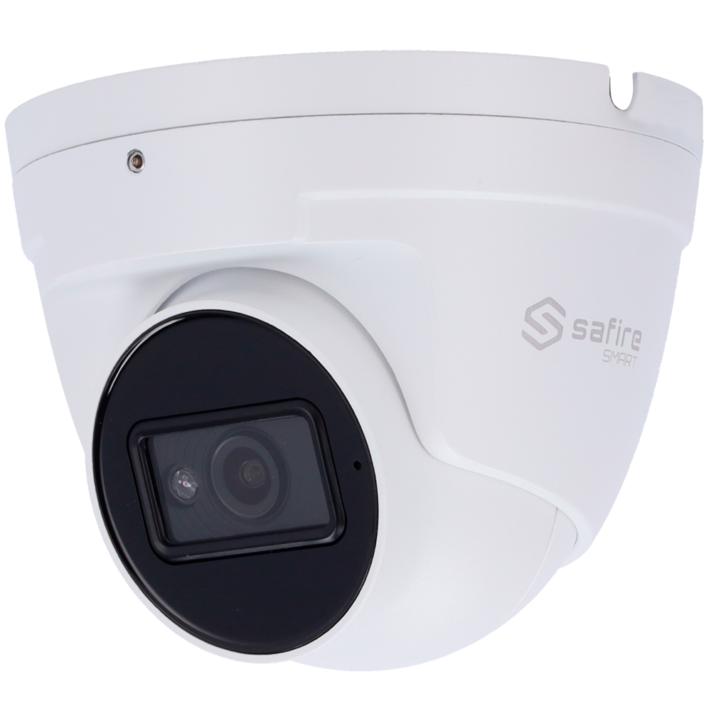 SAFIRE SMART SF-T020SA-2E1 - Safire Smart - Cámara Turret 4 en 1 Gama E1 - 2 Mpx (1920x1080) , 1/2.8" CMOS Starlight - Lente 2.8 mm | IR alcance 30 m - WDR, HLC, BLC, AGC | Audio over coax HDTVI - Impermeable IP67 - imagen 1
