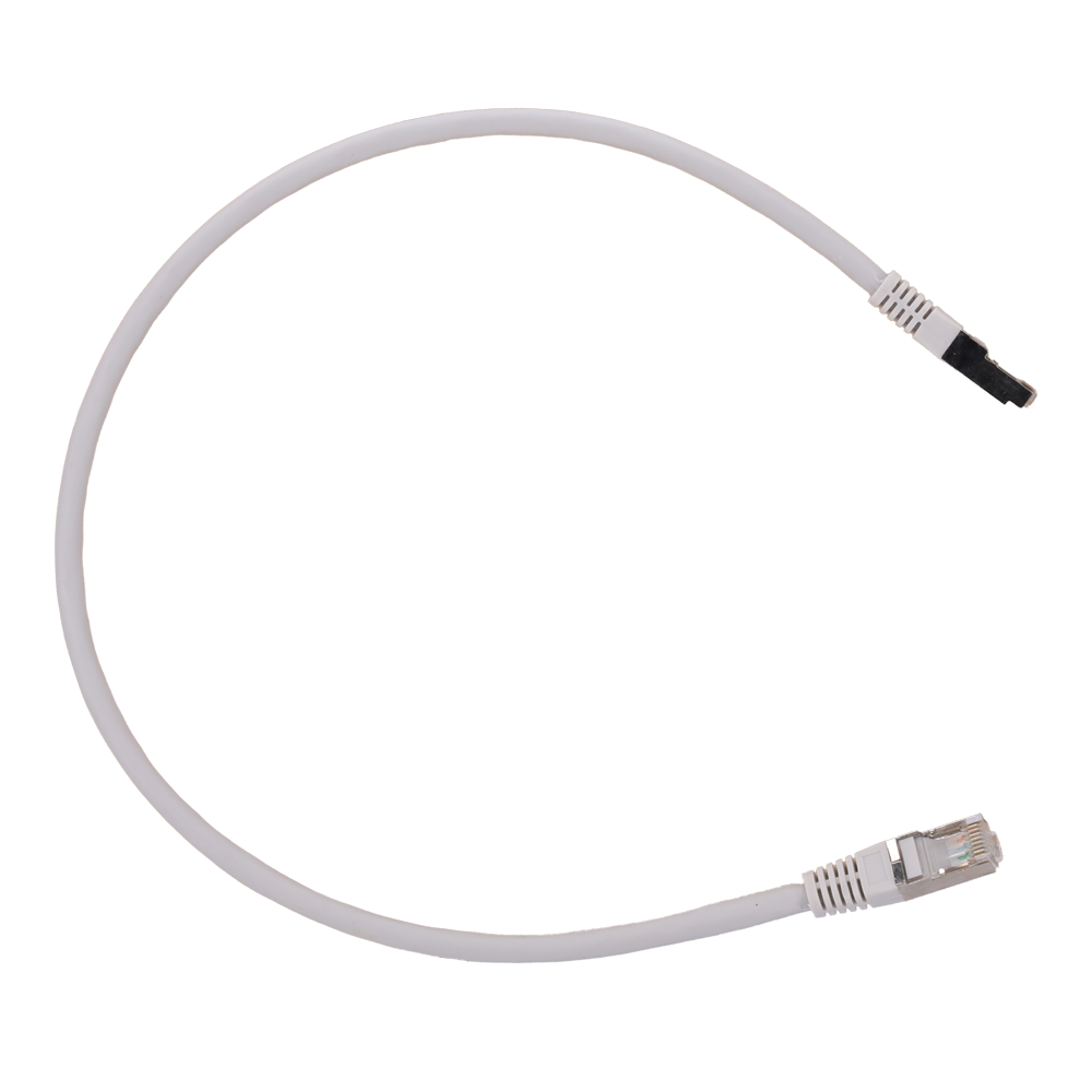 SAFIRE SFTP6A-H-03W - Cable SFTP - Ethernet - Conectores RJ45 - Categoría 6A - 0,3 m - Color blanco - imagen 1