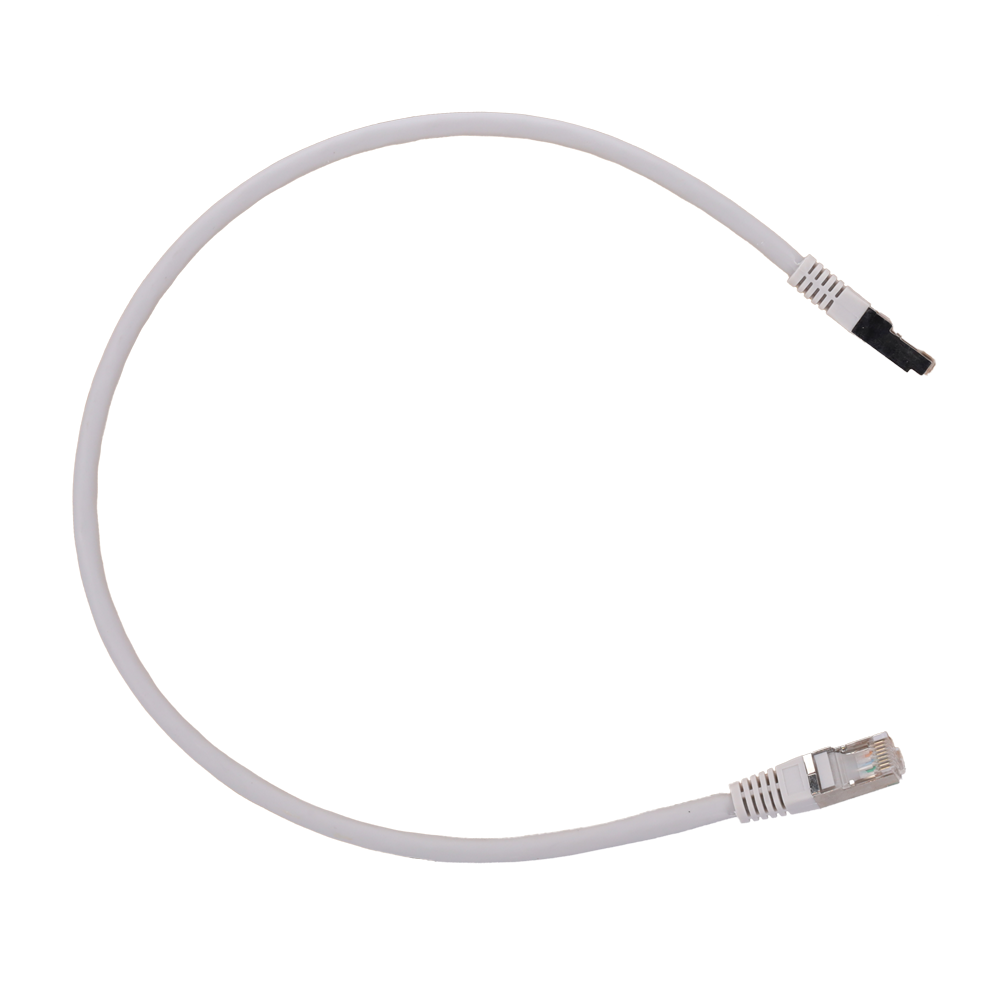 SAFIRE SFTP6A-H-05W - Cable SFTP - Ethernet - Conectores RJ45 - Categoría 6A - 0,5 m - Color blanco - imagen 1
