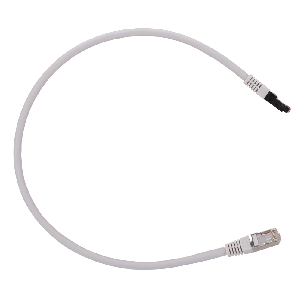 SAFIRE SFTP6A-H-1W - Cable SFTP - Ethernet - Conectores RJ45 - Categoría 6A - 1 m - Color blanco - imagen 1
