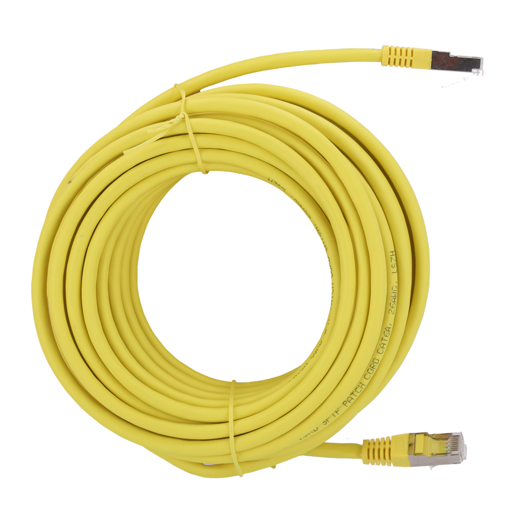 SAFIRE SFTP6A-H-2Y - Cable SFTP - Ethernet - Conectores RJ45 - Categoría 6A - 2 m - Color amarillo - imagen 1