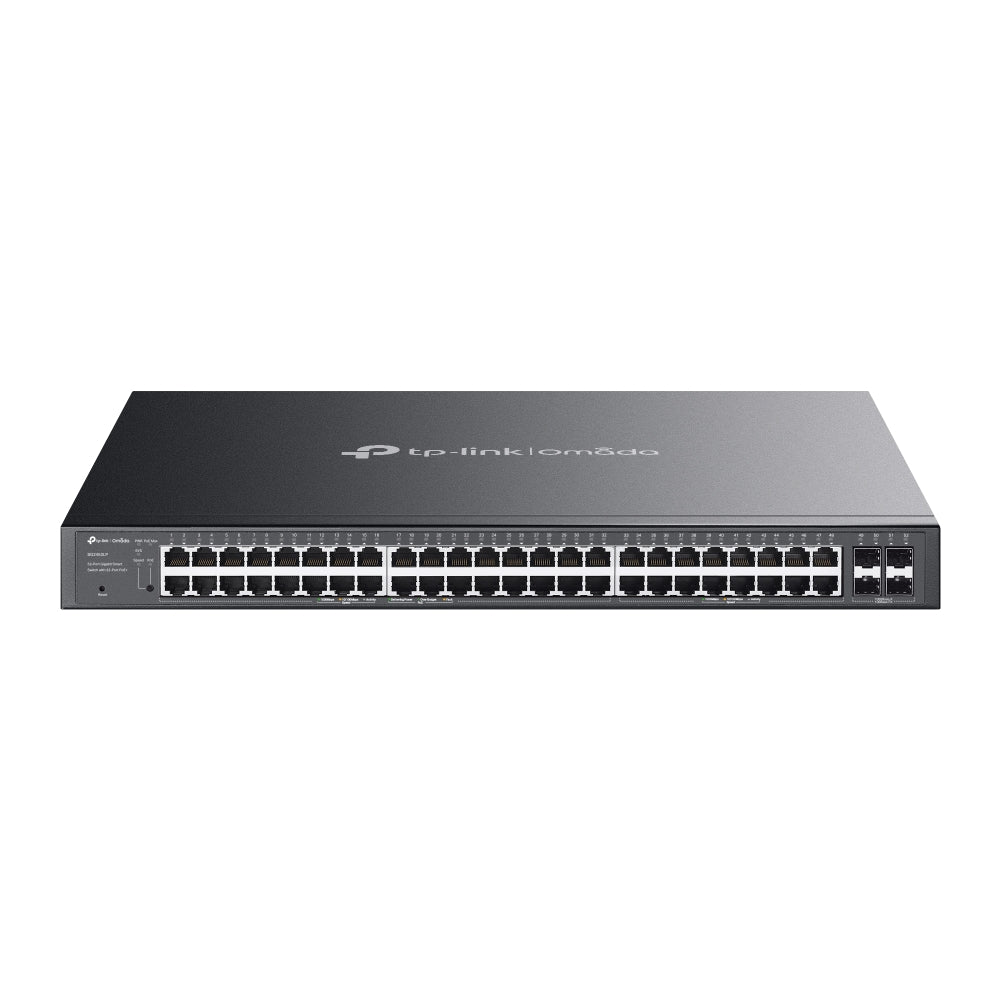 Imagen de TP-Link Switch Smart Gigabit SG2452LP 52 Puertos 32 PoE+ Rack 1U Sin Ventilador