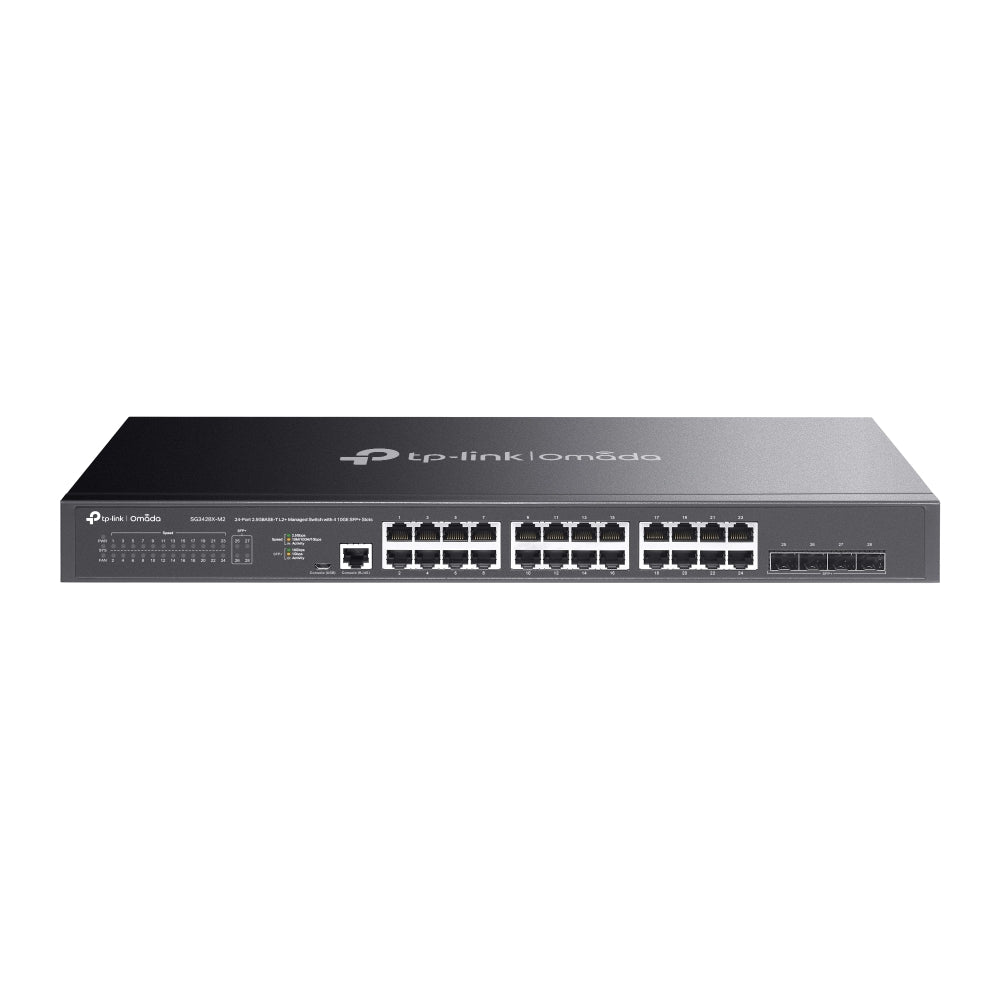 Imagen de TP-Link Switch Gestionable L2+ SG3428X-M2 24 Puertos 2.5G 4 SFP+ 10G