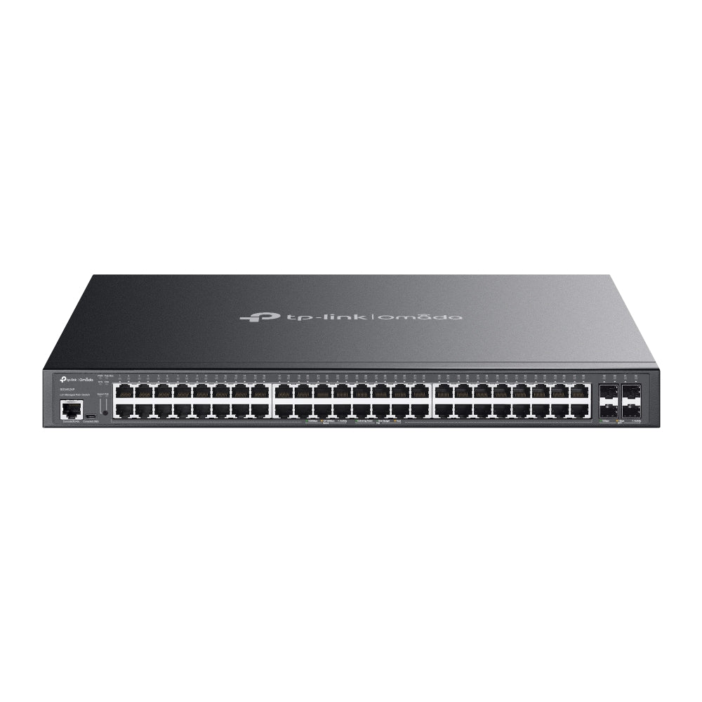 Imagen de TP-Link Switch PoE+ SG3452XP 48 Puertos Gigabit 4 SFP+ 500W PoE