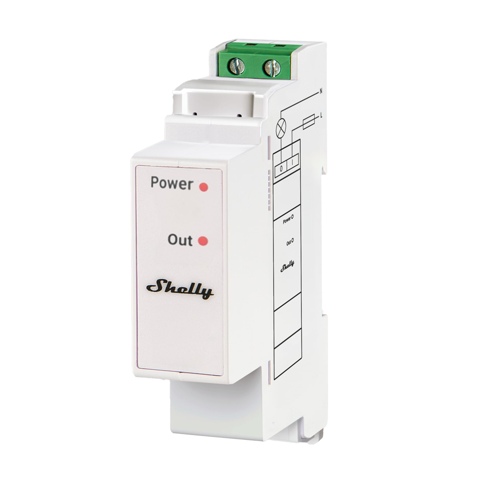 SHELLY SH-PRO-3EM-SWITCH-ADD-ON - Shelly Pro 3EM Switch Add-on - Relé de contacto seco para control de carga - Integración física directa con Shelly Pro 3EM - Automatización según consumo o excedente solar - Soporta AC 110-240V / Medidor de Consumo - Comp - imagen 1
