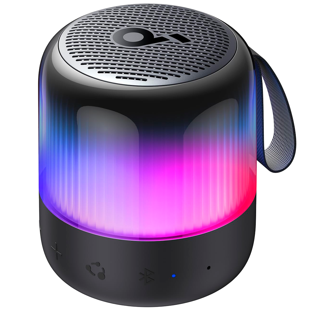 SOUNDCORE SNC-GLOW-MINI-B - Altavoz portátil Soundcore by Anker - Sonido de 8W - 12 Horas de Reproducción - Conecta mas de 100 altavoces - Impermeable IP67 - Color negro - imagen 1