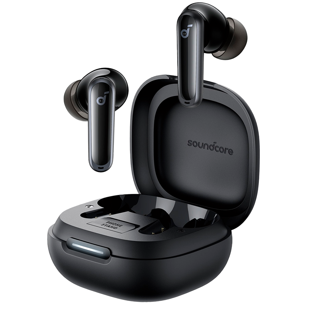 SOUNDCORE SNC-P40I-B - Auriculares Inalámbricos P40i Soundcore - 12 horas de reproducción - Cancelacion de Ruido Adaptativa - 6 micrófonos - Personalización via la app Soundcore - Resistentes al agua IPX5 - imagen 1
