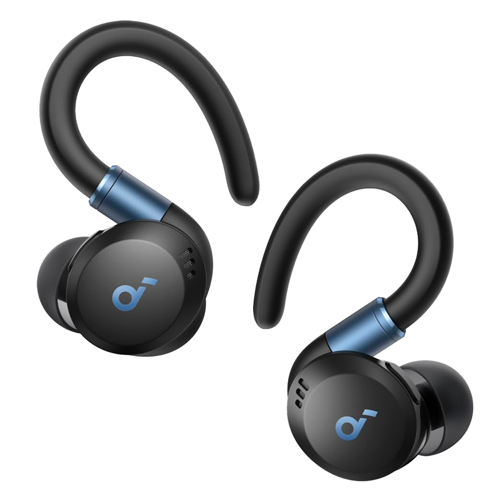 SOUNDCORE SNC-SPORT-X20-B - Auriculares Inalámbricos ANC Soundcore by Anker - 12/48 horas de reproducción - 6 micrófonos - Personalización via la app Soundcore - Resistentes al agua IP68 - imagen 1