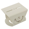 MARCA BLANCA SP6001 - Articulación Cardan universal - Giro vertical 85º - Dimensiones de la base: 80 (Al) x 126 (Ø) mm - Aluminio - Color blanco - imagen 1