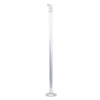 MARCA BLANCA SP75150 - Soporte de techo para cámaras - Soporte extensible - Longitud 75 ~ 150 cm - Diámetro de la base 105 mm - Metal - Color gris - imagen 1