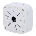 MARCA BLANCA SP803 - Caja de conexiones - Para cámaras bullet o domos - Apto para uso exterior - Instalación en techo o pared - Pasador de cables / Múltiples orificios - Color blanco | 140 (Al) x 140 (An) x 61 (Fo) mm - imagen 1
