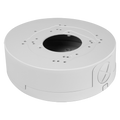 MARCA BLANCA SP955B-BOX - Caja de conexiones - Para cámaras domo - Apto para uso en exterior - Instalación en techo o pared - Pasador de cables - Color blanco | 44 (Al) x 135 (Ø) mm