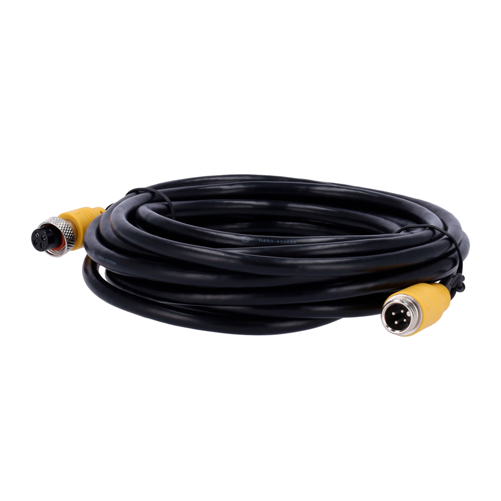 STREAMAX ST-4PIN-AHD-180 - Streamax - Cable para cámaras AHD - Conector M12 aviación - 4 Pines - Longitud 18m - Hembra - Hembra - imagen 1