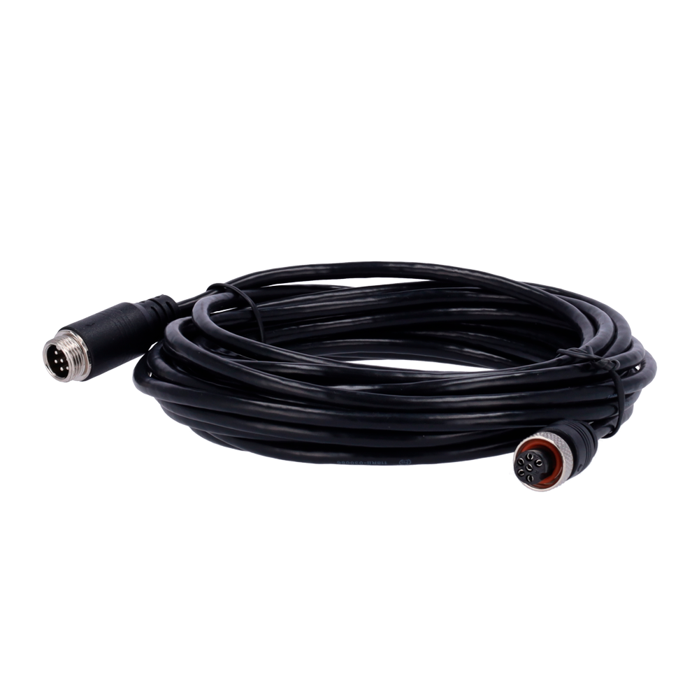 STREAMAX ST-6PIN-IP-110 - Streamax - Cable para cámaras IP PON - Conector M12 aviación - 6 Pines - Longitud 11m - Macho - Hembra - imagen 1