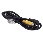 STREAMAX ST-6PIN-POWER-RJ45 - Streamax - Cable 6PIN a RJ45+DC 12V - Longitud 15cm - Compatible cámaras IP con conector de aviación 6PIN - imagen 1