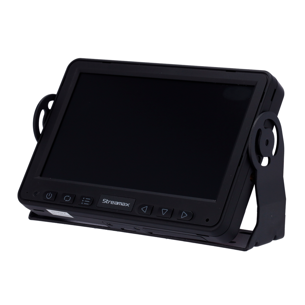 STREAMAX ST-DP7S - Monitor HD de 7 pulgadas - Soporta 4 cámaras AHD - Función espejo y volteo - Voltaje de 9 ~ 36V DC - Backlight automático - imagen 1