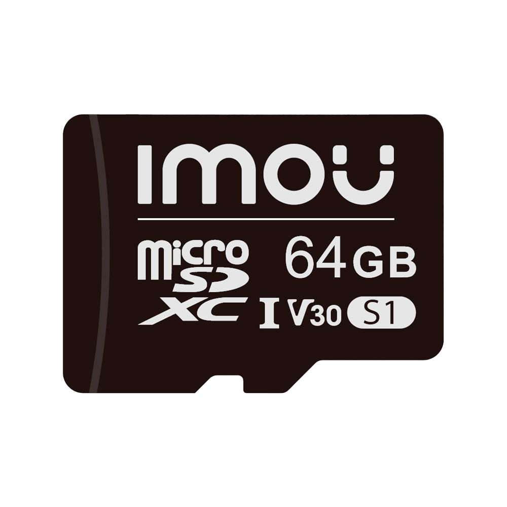IMOU ST2-64-S1-IMOU - Tarjeta microSD Imou - Capacidad 64 GB - Clase 10 | Velocidad R/W: 95/38 MB/s - Ciclos E/P: hasta 500 - Cámaras Home, Smartphones, Tablets - imagen 1