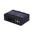 MARCA BLANCA SW0604HIPOE-MGF-120-DIN - Switch PoE Marca Blanca - Montaje en carril DIN - 4 Puertos Gigabit + 2 SFP Gigabit - 90W puertos 1 o 2 / 30W puerto 3-4 / Máximo 120W - IEEE802.3af/at/bt | PoE/PoE+/Hi-PoE - VLAN/STP/RSTP/MSTP/ERPS/SNMP/ACL - Static - imagen 1