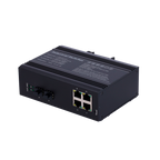 MARCA BLANCA SW0604HIPOE-MGF-120-DIN - Switch PoE Marca Blanca - Montaje en carril DIN - 4 Puertos Gigabit + 2 SFP Gigabit - 90W puertos 1 o 2 / 30W puerto 3-4 / Máximo 120W - IEEE802.3af/at/bt | PoE/PoE+/Hi-PoE - VLAN/STP/RSTP/MSTP/ERPS/SNMP/ACL - Static - imagen 1