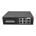MARCA BLANCA SW0604POE-G-65-E - Switch PoE - 4 puertos PoE + 2 Uplink RJ45 - Velocidad hasta 1000 Mbps en todos los puertos - Hasta 60W en total para todos los puertos - Ancho de banda 12 Gbps - Norma IEEE802.3af (PoE) / at (PoE+) - imagen 1