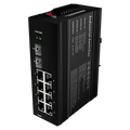 MARCA BLANCA SW1008HIPOE-MGF-240-DIN - Switch PoE Marca Blanca - Montaje en carril DIN - 8 Puertos Gigabit + 2 SFP Gigabit - 90W puertos 1 y 2 / 30W puerto 3-8 / Máximo 240W - IEEE802.3af/at/bt | PoE/PoE+/Hi-PoE - VLAN/STP/RSTP/MSTP/ERPS/SNMP/ACL - Static - imagen 1