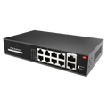 MARCA BLANCA SW1008POE-100-E - Switch PoE - 8 puertos PoE + 2 Uplink RJ45 - Velocidad 10/100 Mbps - Funciones: Ai VLan/QOS/CCTV Extend/PoE - Norma IEEE802.3af (PoE) / at (PoE+) - Hasta 100W en total para todos los puertos - imagen 1
