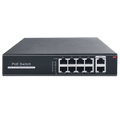 MARCA BLANCA SW1008POE-G-120-E - Switch PoE - 8 puertos RJ45 + 2 RJ45 Uplink - Velocidad de puertos 10/100/1000 Mbps - 8 Puertos PoE 802.3af/at hasta 30W por puerto - Potencia PoE total 120W - Plug and Play