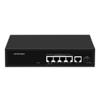 MARCA BLANCA SW64HIPOE-2AZCXF-60 - Switch PoE Multigagibit 2,5Gbps - 4 PoE + 1 Uplink Rj45 1/2,5G+ 1 Uplink SFP+ 10G - Velocidad de puertos 2,5/1Gbps - 4 Puertos PoE+ 30W - PoE Watchdog - Hasta 65W Potencia PoE total - imagen 1