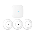 X-SENSE SWS54 - Detector inteligente de fugas de agua - Pack 3 SWS51 + 1 Base Station SBS50 - Wi-Fi network 2.4 GHz - 500m de cobertura - Notificaciones instantáneas en la app X-sense - IP66 - imagen 1