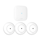 X-SENSE SWS54 - Detector inteligente de fugas de agua - Pack 3 SWS51 + 1 Base Station SBS50 - Wi-Fi network 2.4 GHz - 500m de cobertura - Notificaciones instantáneas en la app X-sense - IP66 - imagen 1