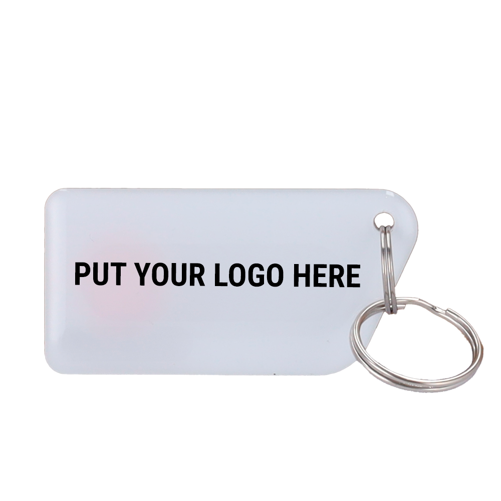 MARCA BLANCA TAG-MF-EPOXY-CUSTOM-500 - Llavero TAG de proximidad personalizable - MF 13.56 MHz pasivo | 500 unidades - Número ID y logo personalizado impresos - Logo personalizado de hasta 2 colores - Color del TAG elegible | Resina epoxi - Enviar al come