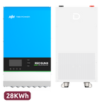 TBB-RIOSUN2-8KVA-2x-DY-POWERBRICK-14336 - Pack Inversor + Batería - Potencia 8000W - 2 entradas MPPT - Inversor, cargador y regulador - Batería 28672Wh - Módulo de comunicación Wi-Fi - imagen 1