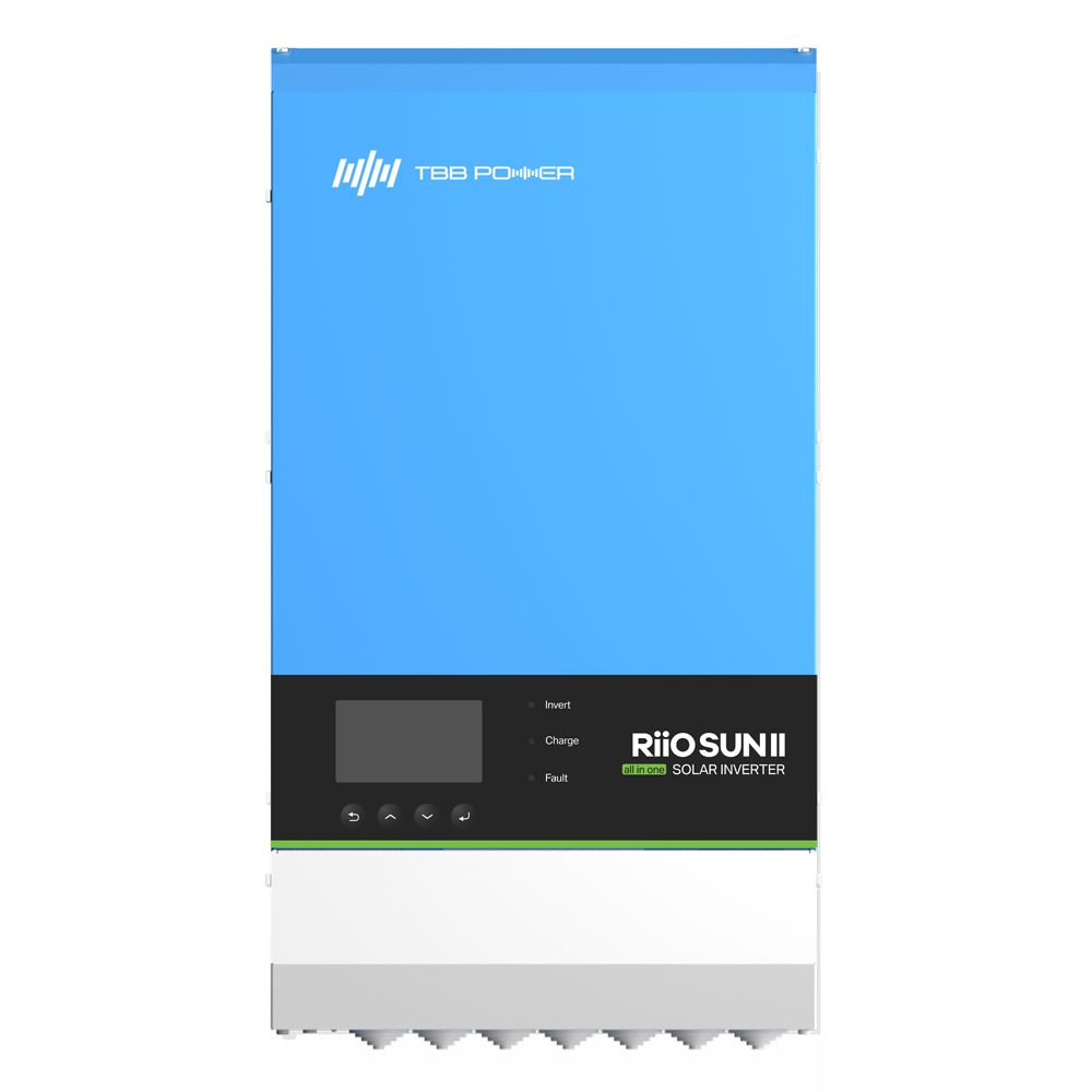 TBB-RIOSUN2-8KVA-S-PRO - Inversor monofásico todo en uno TBB - Potencia 8000W - 2 entradas MPPT - Inversor, cargador y regulador - Compatible con baterías - Módulo de comunicación Wi-Fi - imagen 1