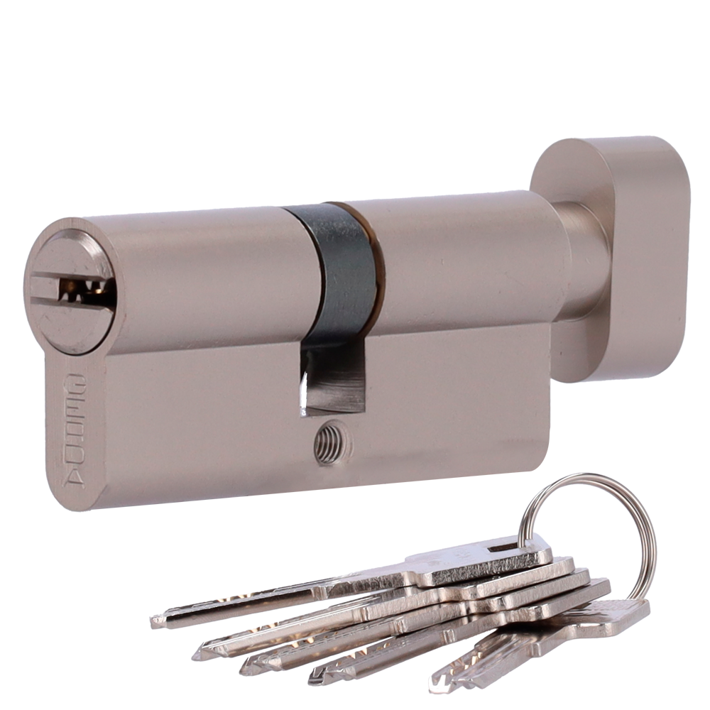 TEDEE-CYLINDER-HPLUS-3535 - Cilindro de alta seguridad doble embrague - Anti-bumping, ganzúa, taladro y rotura - Apto para TEDEE-PRO y TEDEE-GO2 - Sistema de 7 pitones activos y 3 sensores - Dimensiones 35 (interior) x 35 (exterior) mm - Incluye 5 llaves - imagen 1