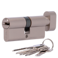 TEDEE-CYLINDER-HPLUS-3535 - Cilindro de alta seguridad doble embrague - Anti-bumping, ganzúa, taladro y rotura - Apto para TEDEE-PRO y TEDEE-GO2 - Sistema de 7 pitones activos y 3 sensores - Dimensiones 35 (interior) x 35 (exterior) mm - Incluye 5 llaves - imagen 1
