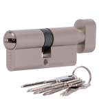 TEDEE-CYLINDER-HPLUS-3535 - Cilindro de alta seguridad doble embrague - Anti-bumping, ganzúa, taladro y rotura - Apto para TEDEE-PRO y TEDEE-GO2 - Sistema de 7 pitones activos y 3 sensores - Dimensiones 35 (interior) x 35 (exterior) mm - Incluye 5 llaves - imagen 1