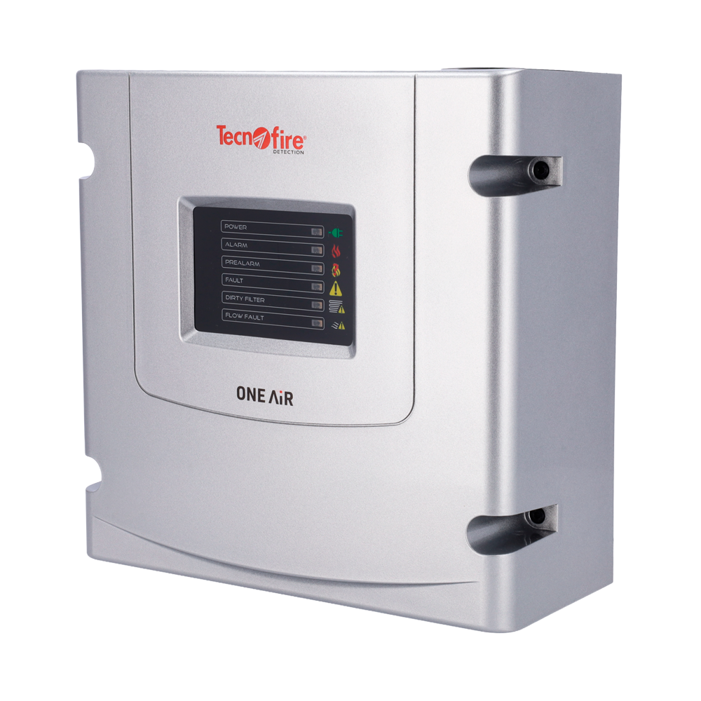 TECNOFIRE TF-ONEAIR-AD - Tecnofire - Detector aspiración 1 canal direccionable - Longitud máxima de tubería 400 m - Fire-Speed Conexión directa a lazo direccionable - EN 54-20:2006, EN 54-17:2005