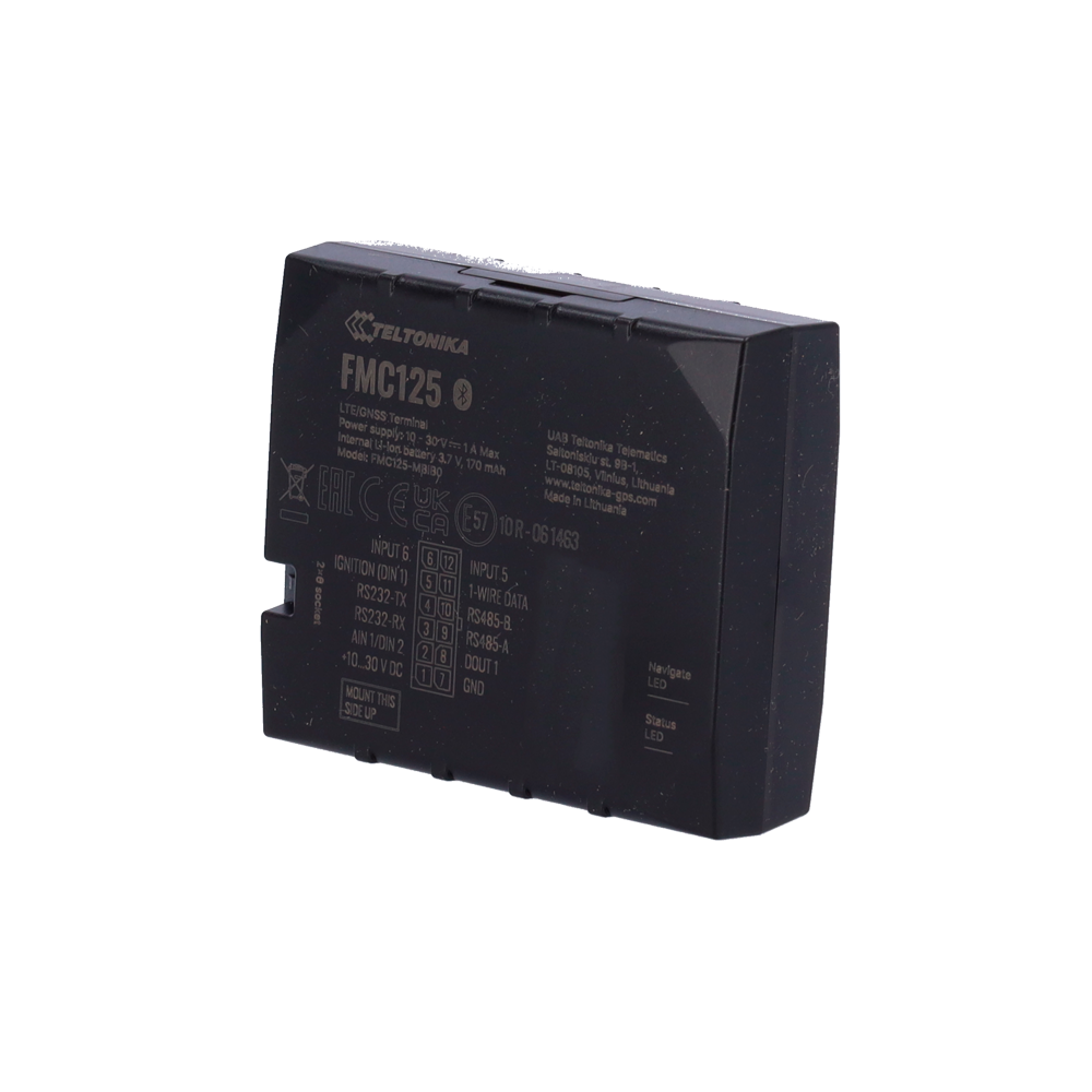 TELTONIKA TK-FMC125 - Tracker profesional para vehículos - Conectividad 4G LTE Cat 1 - Puertos RS232, RS485 - Protección IP41 - Perfecto para un control preciso del consumo de combustible - imagen 1