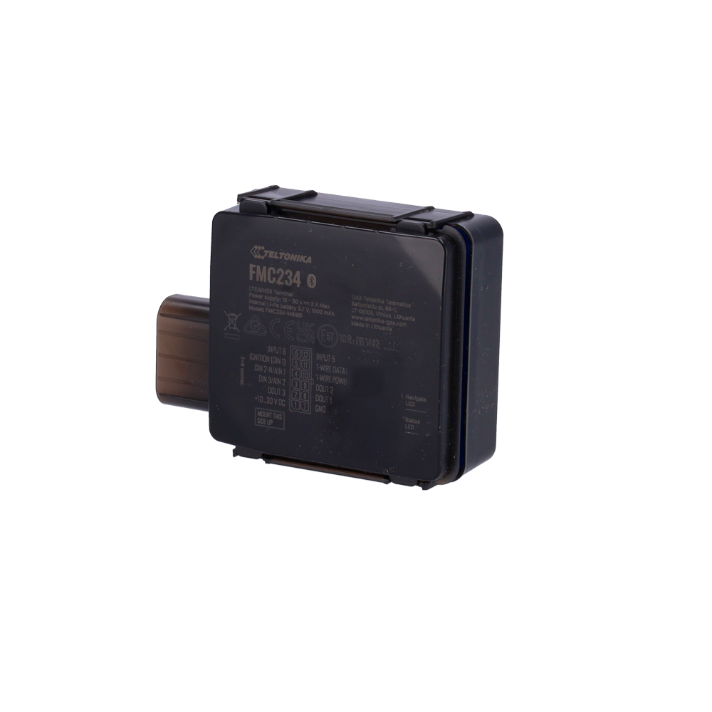 TELTONIKA TK-FMC234 - Tracker 4G avanzado para vehículos - Conectividad 4G LTE Cat 1 - Batería de alta capacidad de 1,000mAh - Protección contra polvo y agua IP67 - 3 entradas y 3 salidas integradas - Perfecto para recuperación de vehículos robados - imagen 1