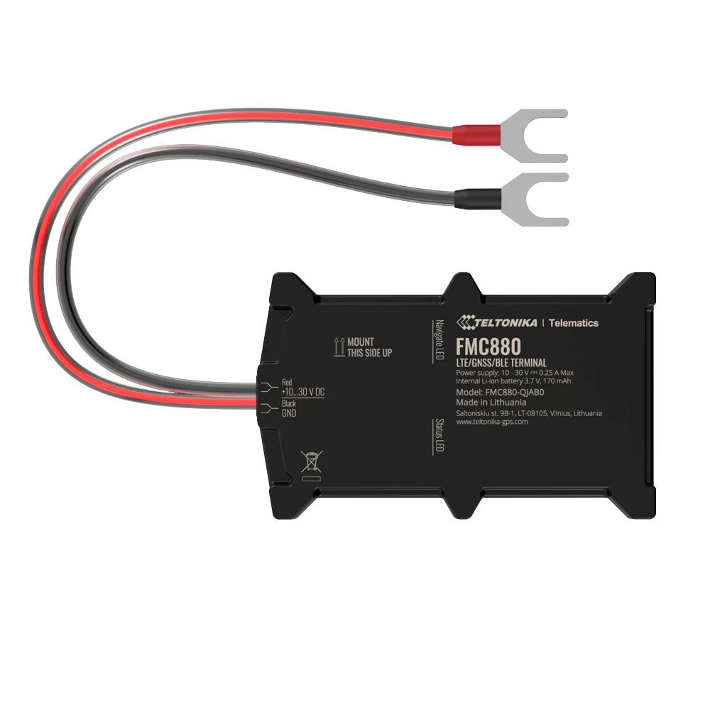 TELTONIKA TK-FMC880 - Tracker Plug &amp; Play para vehículos - Conexión batería de vehículo - Instalación oculta bajo capó - 4G y BLE para TK-EYE - Micro-SIM - IP65 - imagen 1