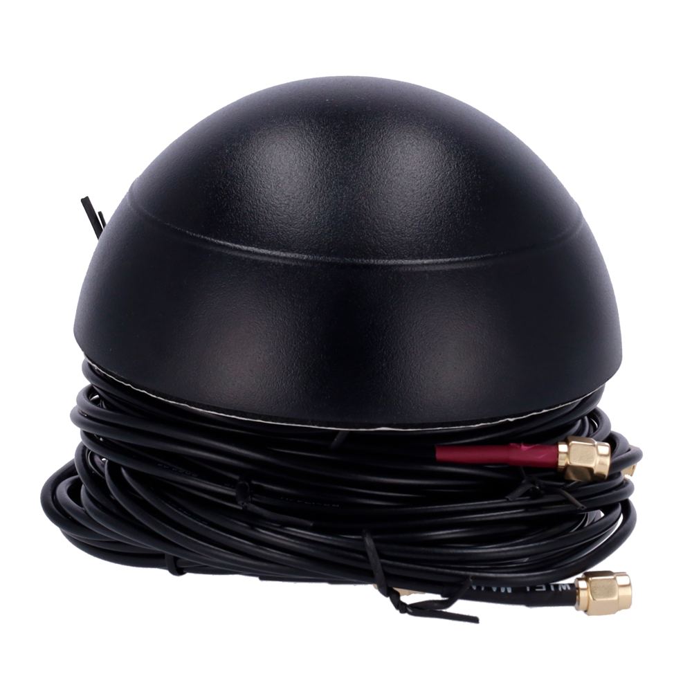TELTONIKA TK-PR1KCO28 - Teltonika Antena - Combo LTE/Wi-Fi/GNSS - Montaje techo vehículo - Conectores SMA - Certificado para exterior IP65 - Cables RG174 3 metros de longitud - imagen 1