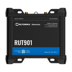 TELTONIKA TK-RUT901 - Router Industrial 4G LTE Cat 4 (150/50 Mbps) - Resiliencia con Dual SIM y failover automático - Punto de acceso Wi-Fi con funcionalidad Hotspot - 4 puertos Ethernet (1 x WAN, 3 x LAN) - Seguridad industrial con firewall y múltiples - imagen 1